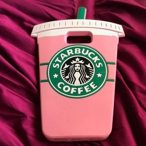 Pink Starbucks Samsung 8 plus case
